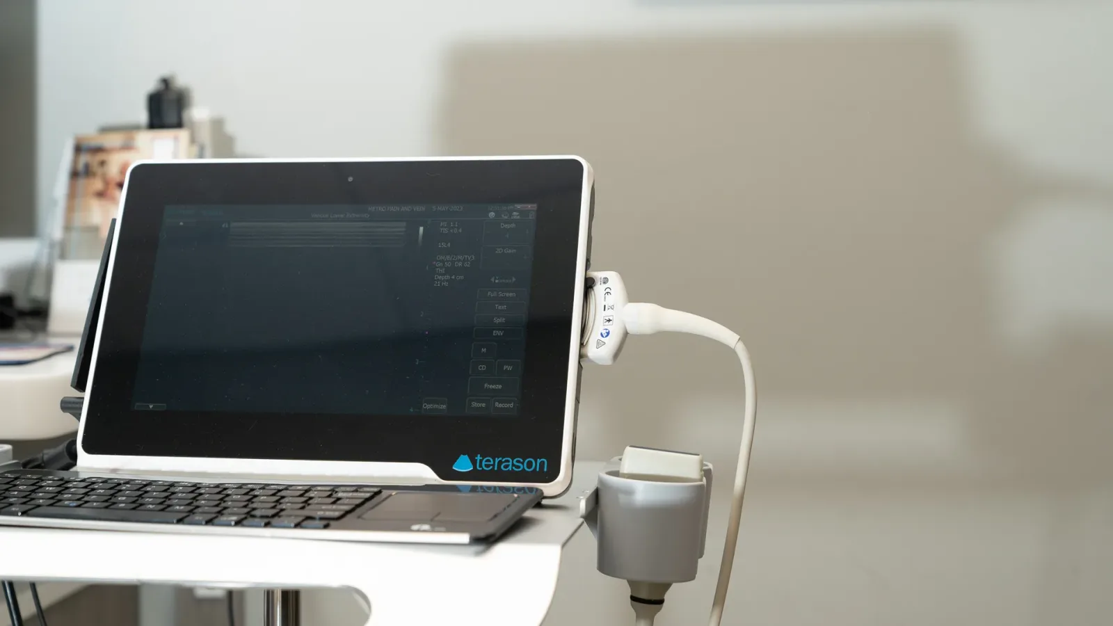 Patient experiencing leg pain